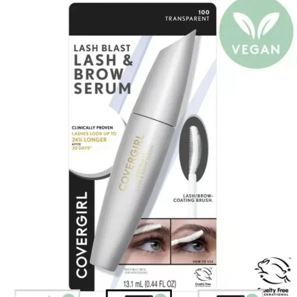 Covergirl Lash and Brow Serum Lash Blast Transparent Vegan Cruelty Free NIP
